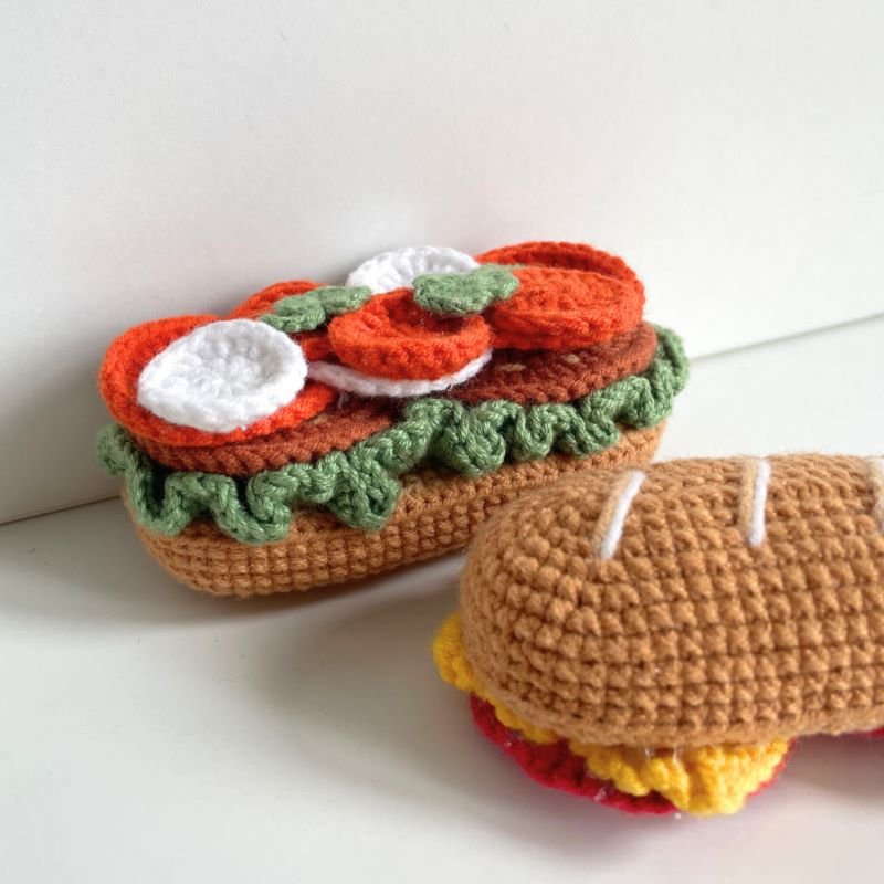 baguette sandwich pattern