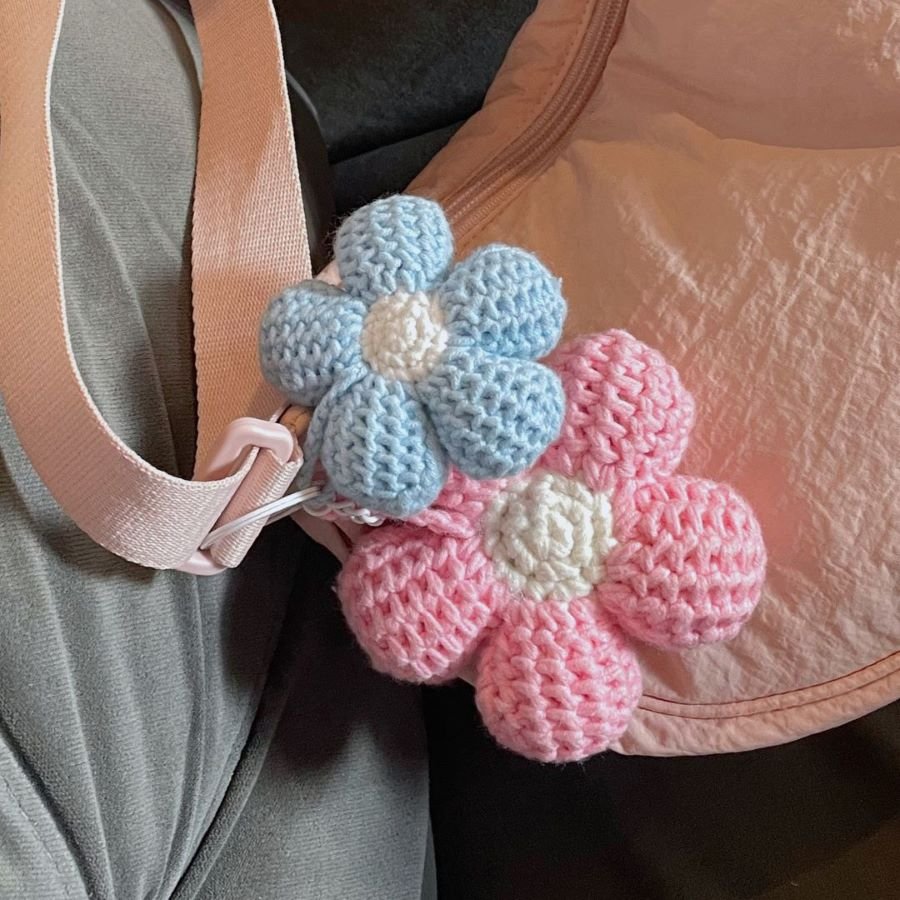 flower keychain pattern