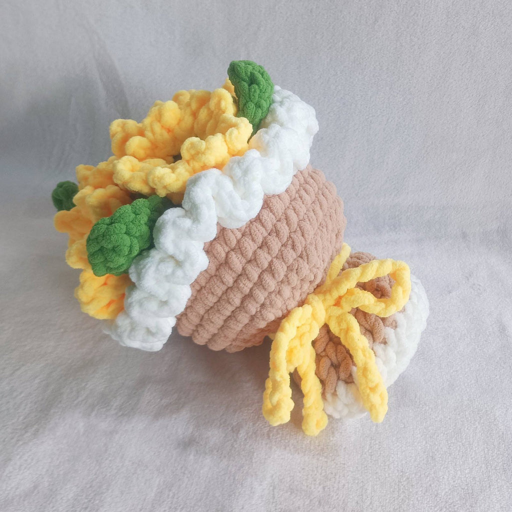 sunflower chunky bouquet pattern