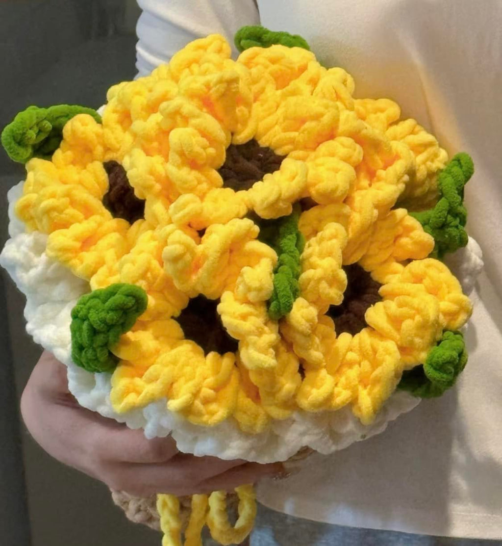 sunflower chunky bouquet pattern