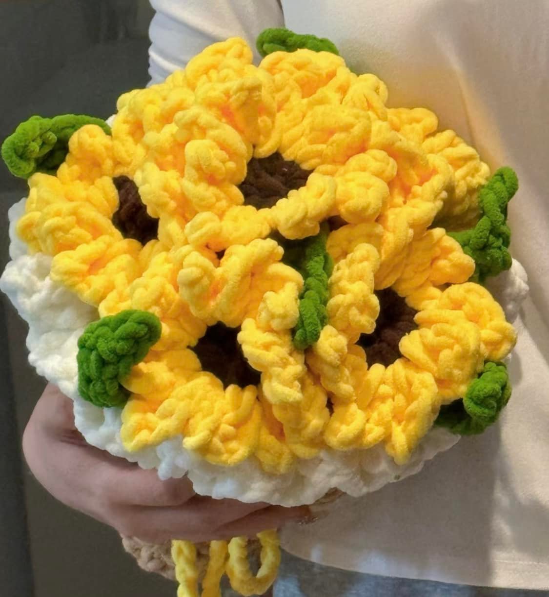 sunflower chunky bouquet pattern